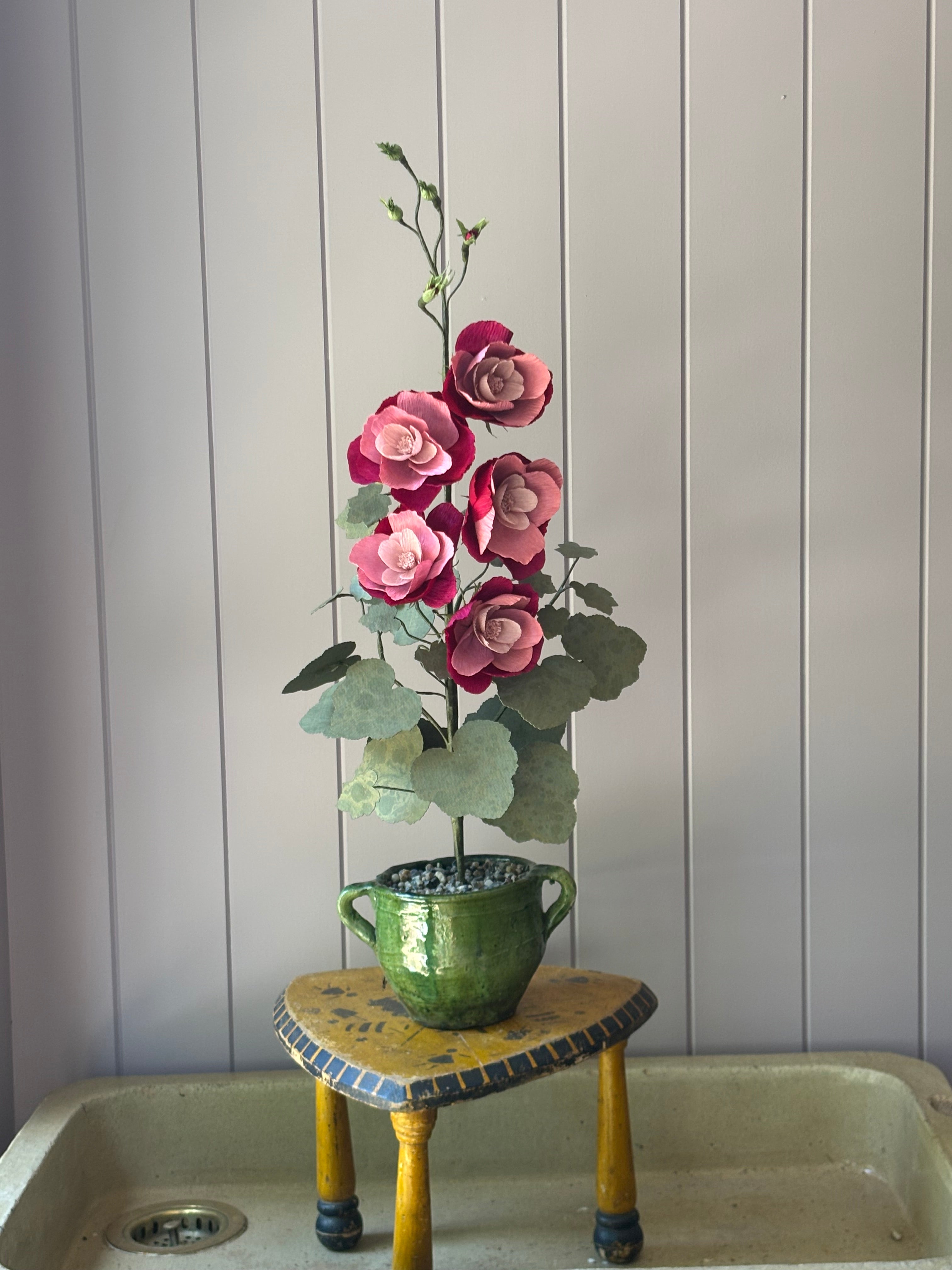 Paper Hollyhock