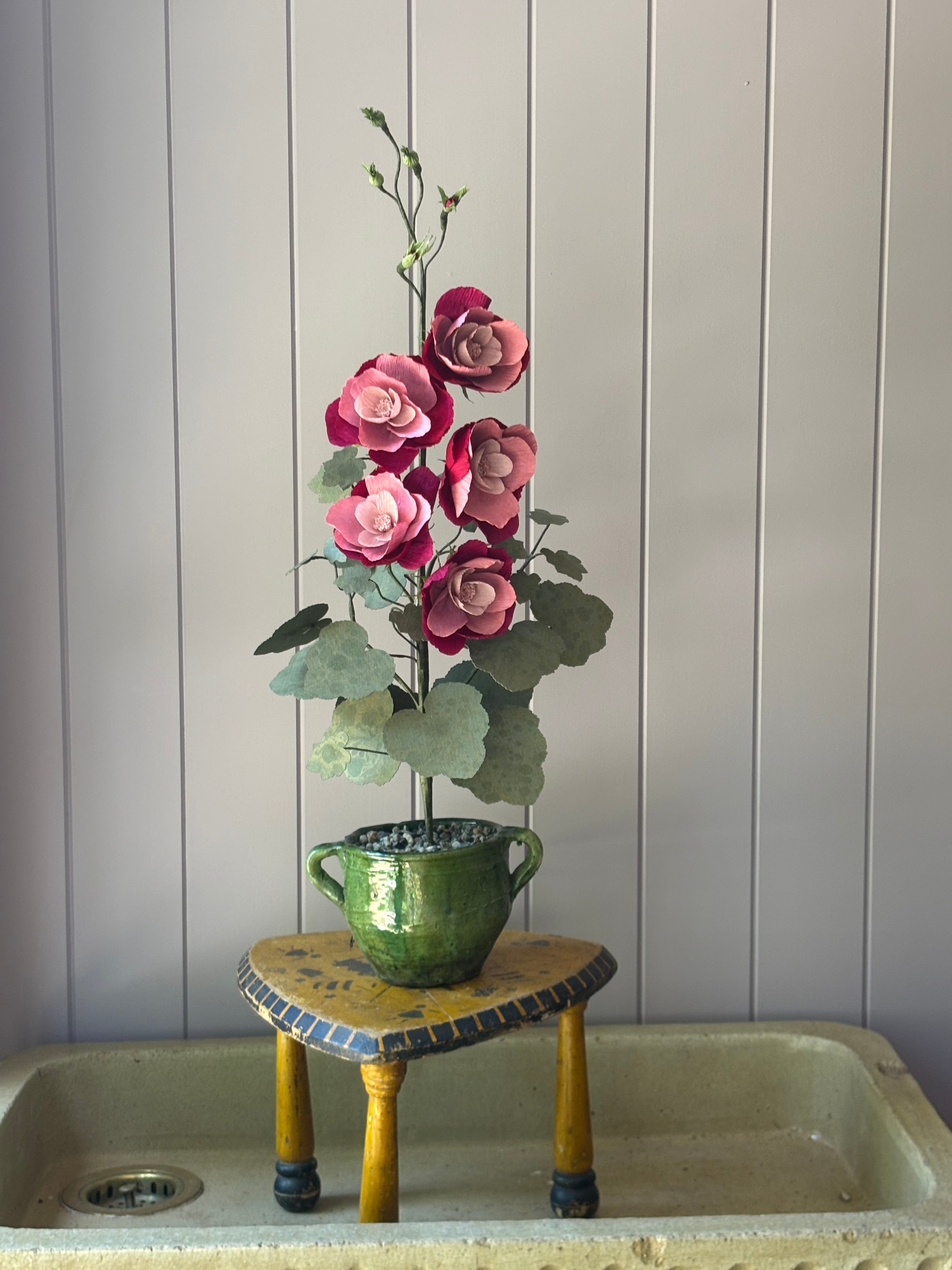 Paper Hollyhock