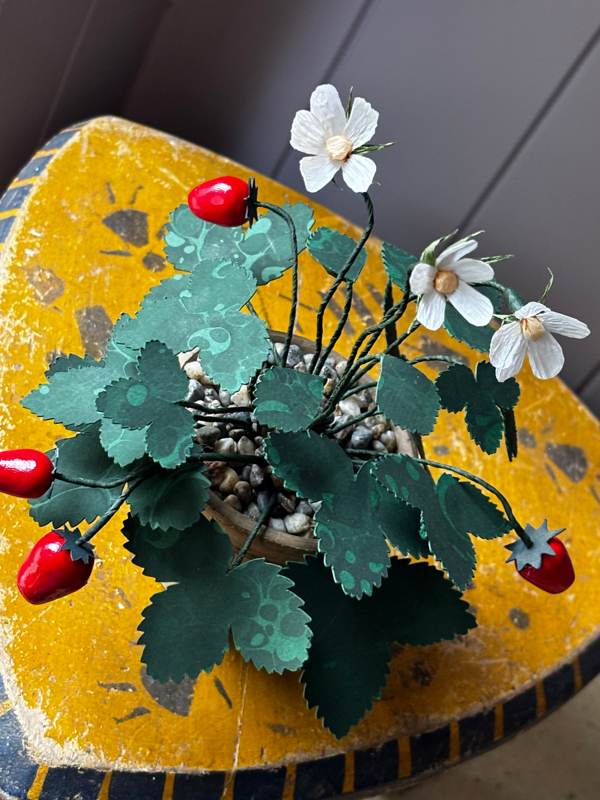 Paper wild strawberry