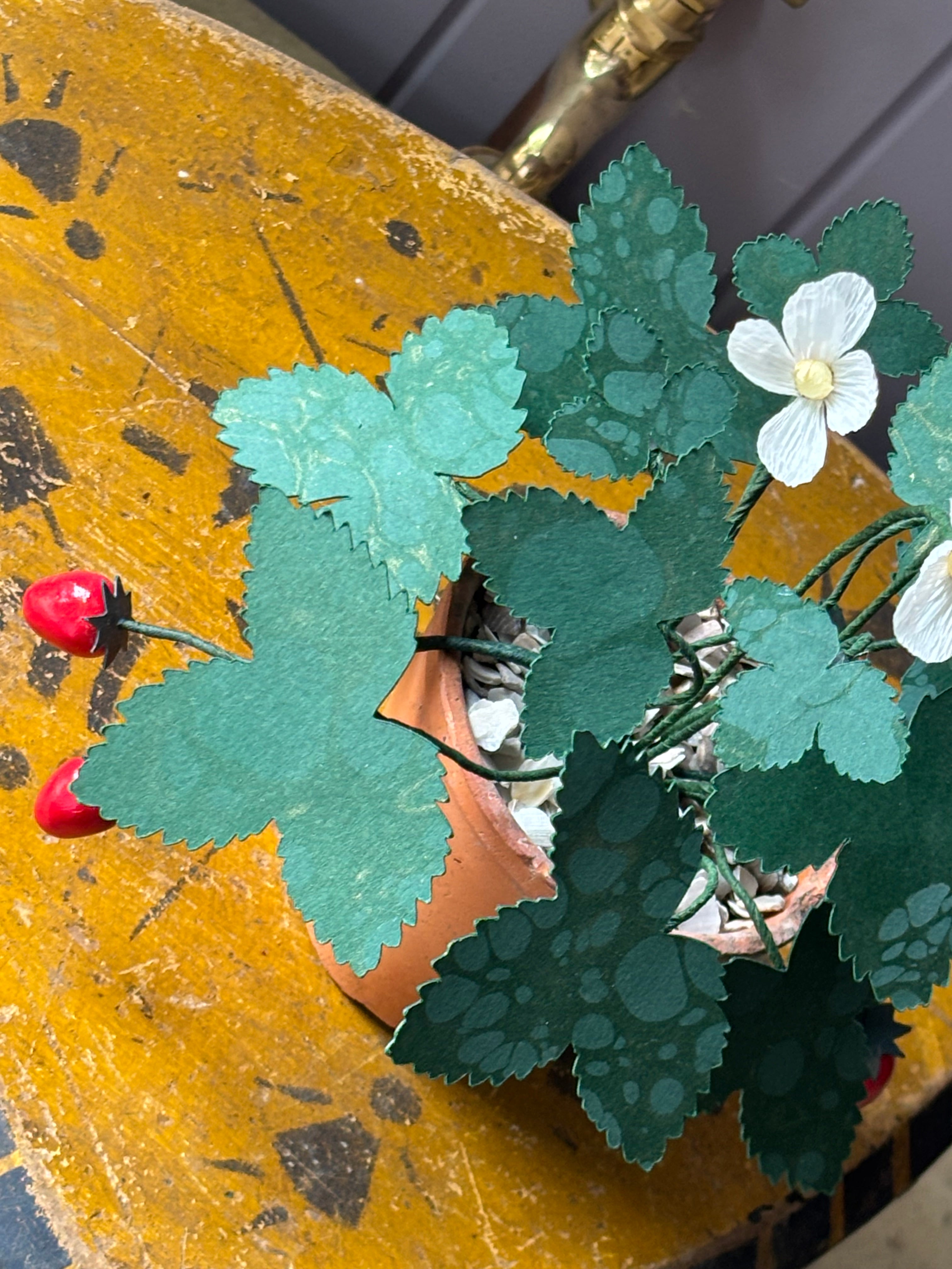 Paper wild strawberry