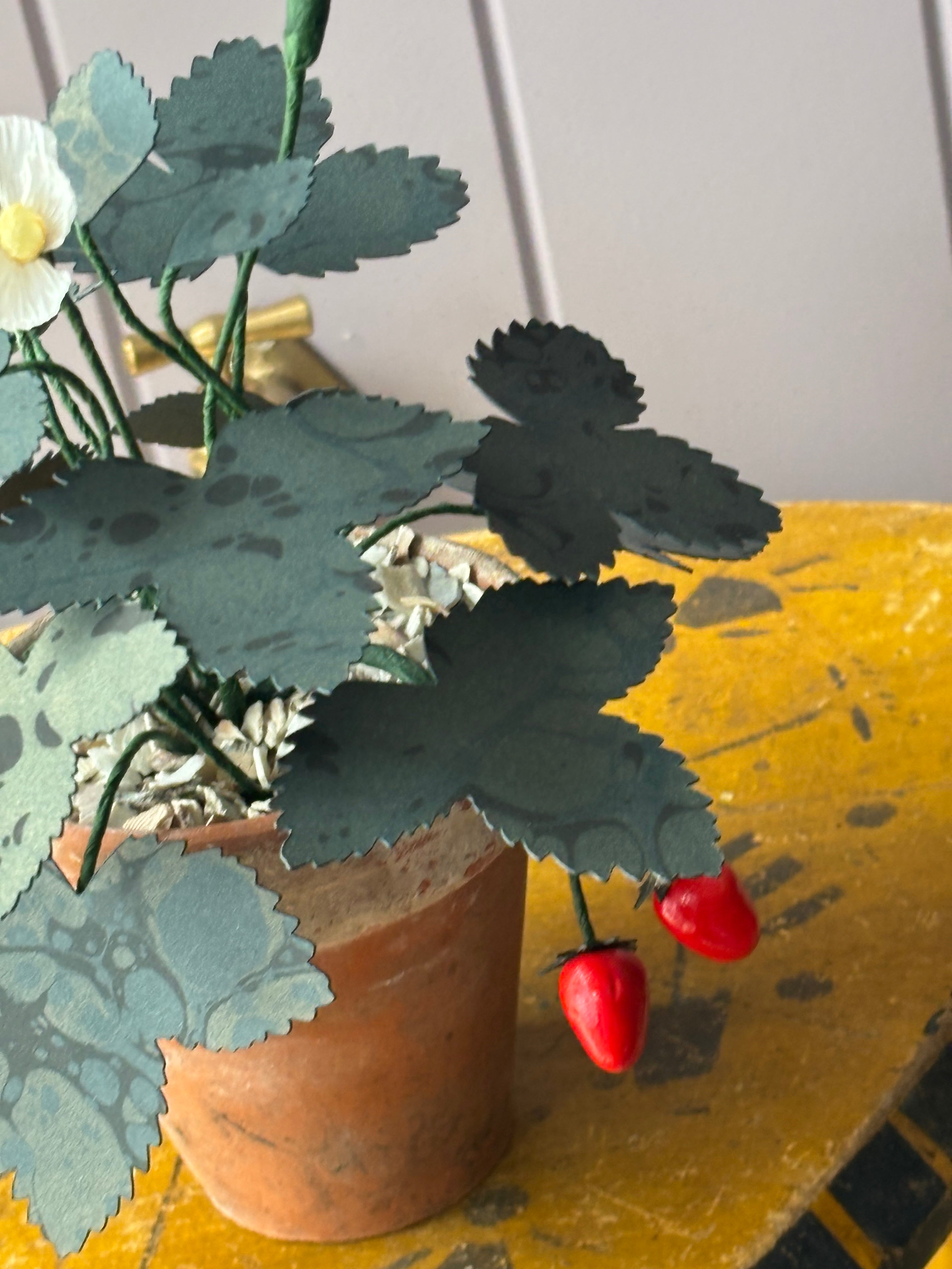 Paper wild strawberry