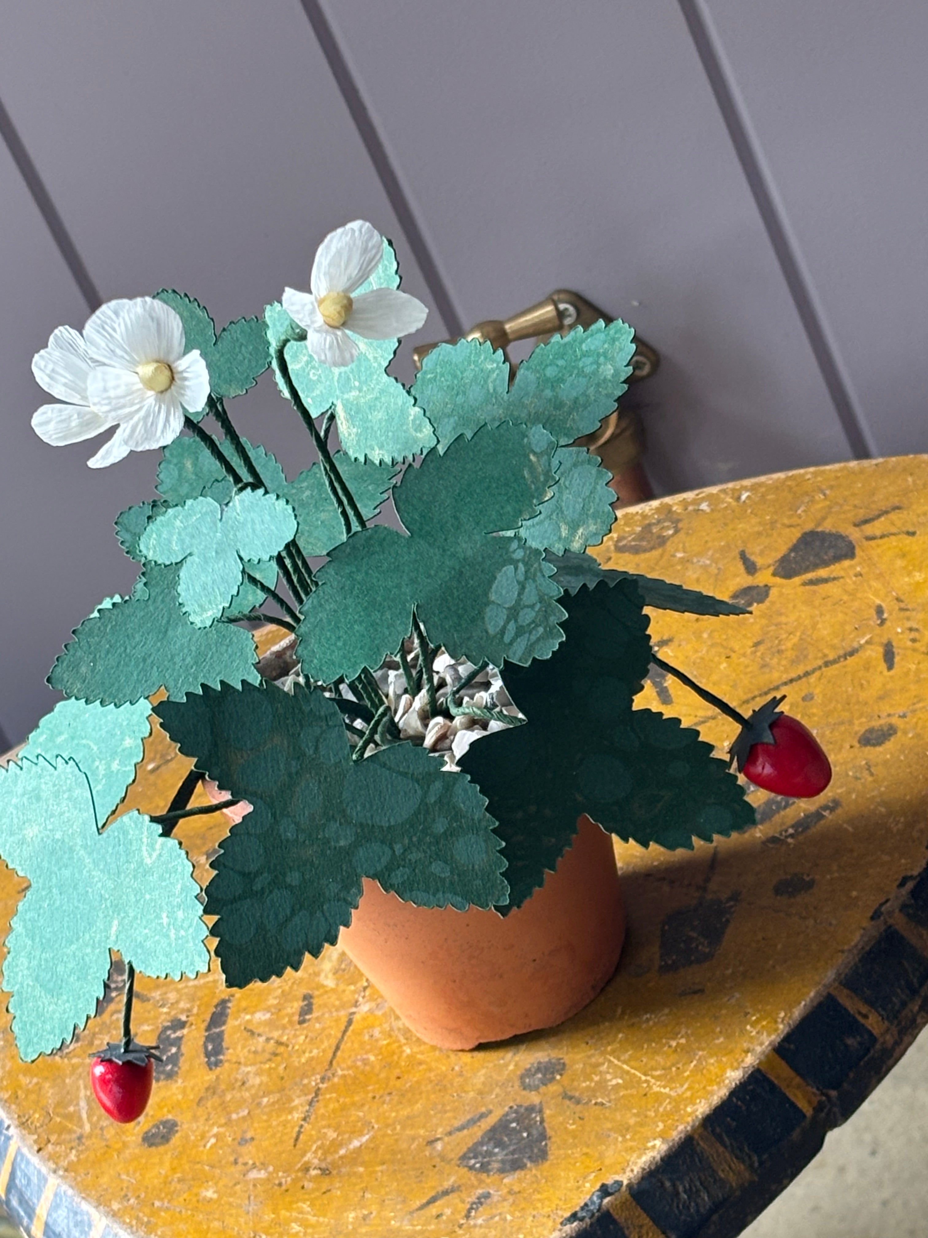 Paper wild strawberry