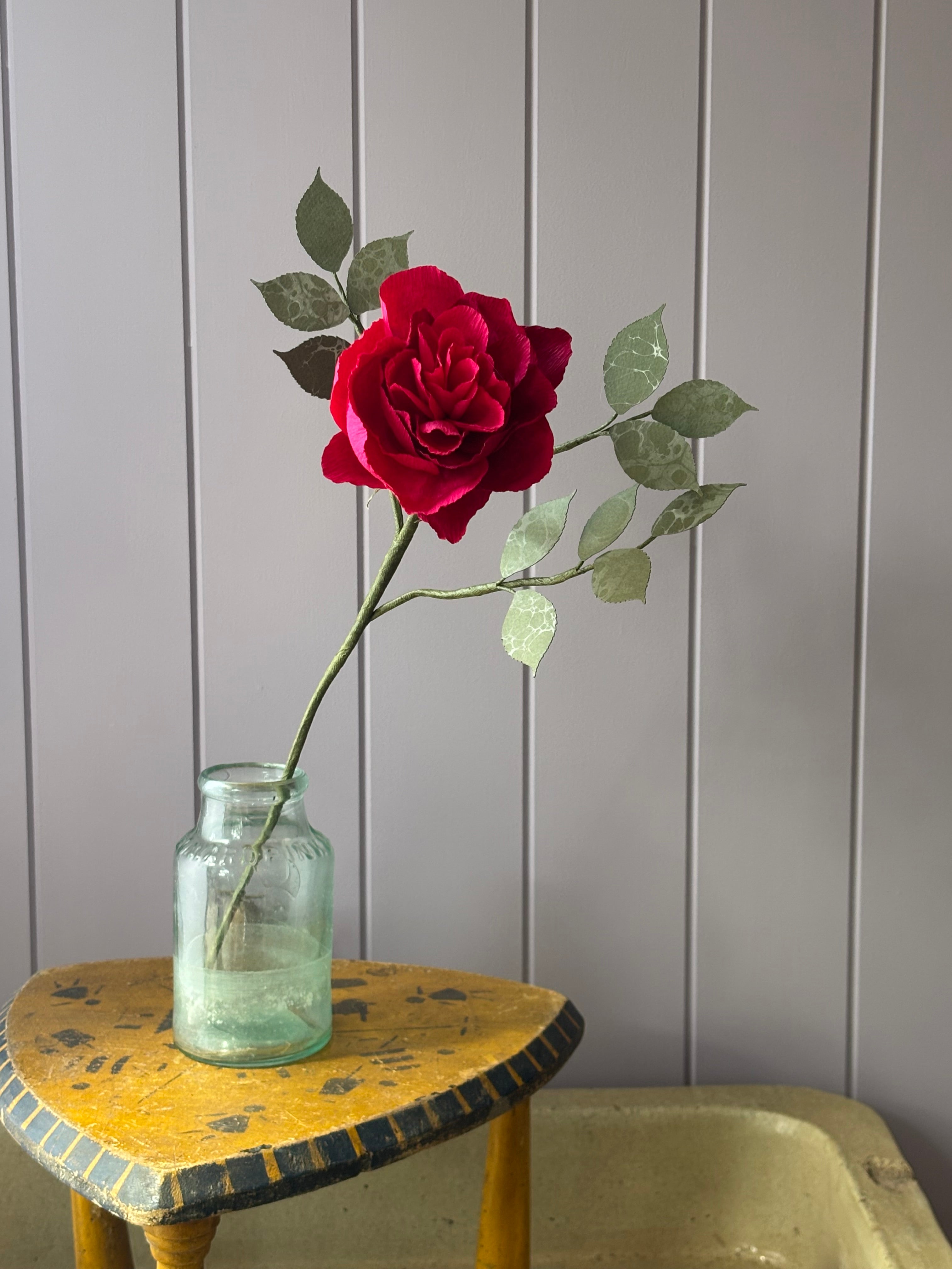 Paper Rose stem