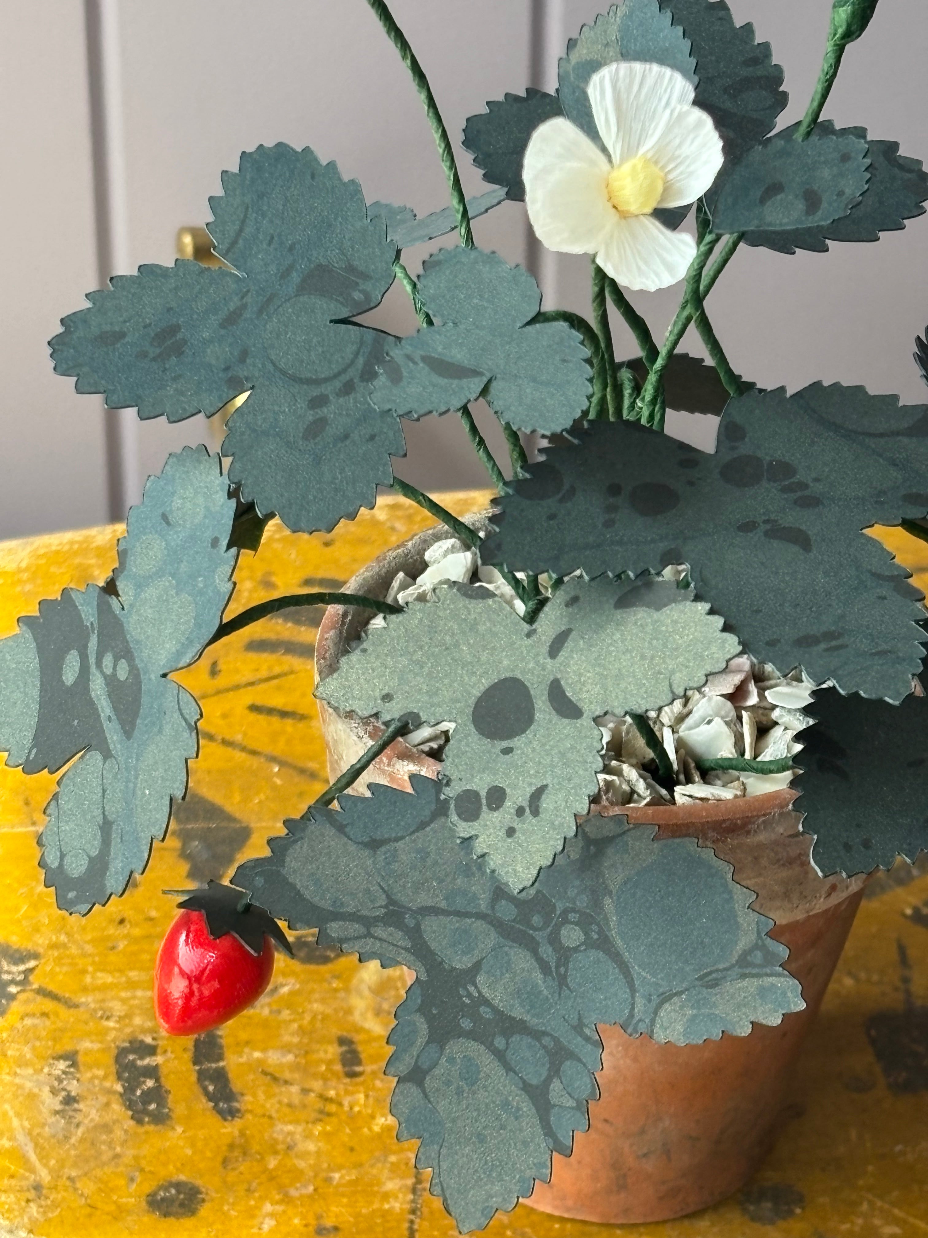 Paper wild strawberry