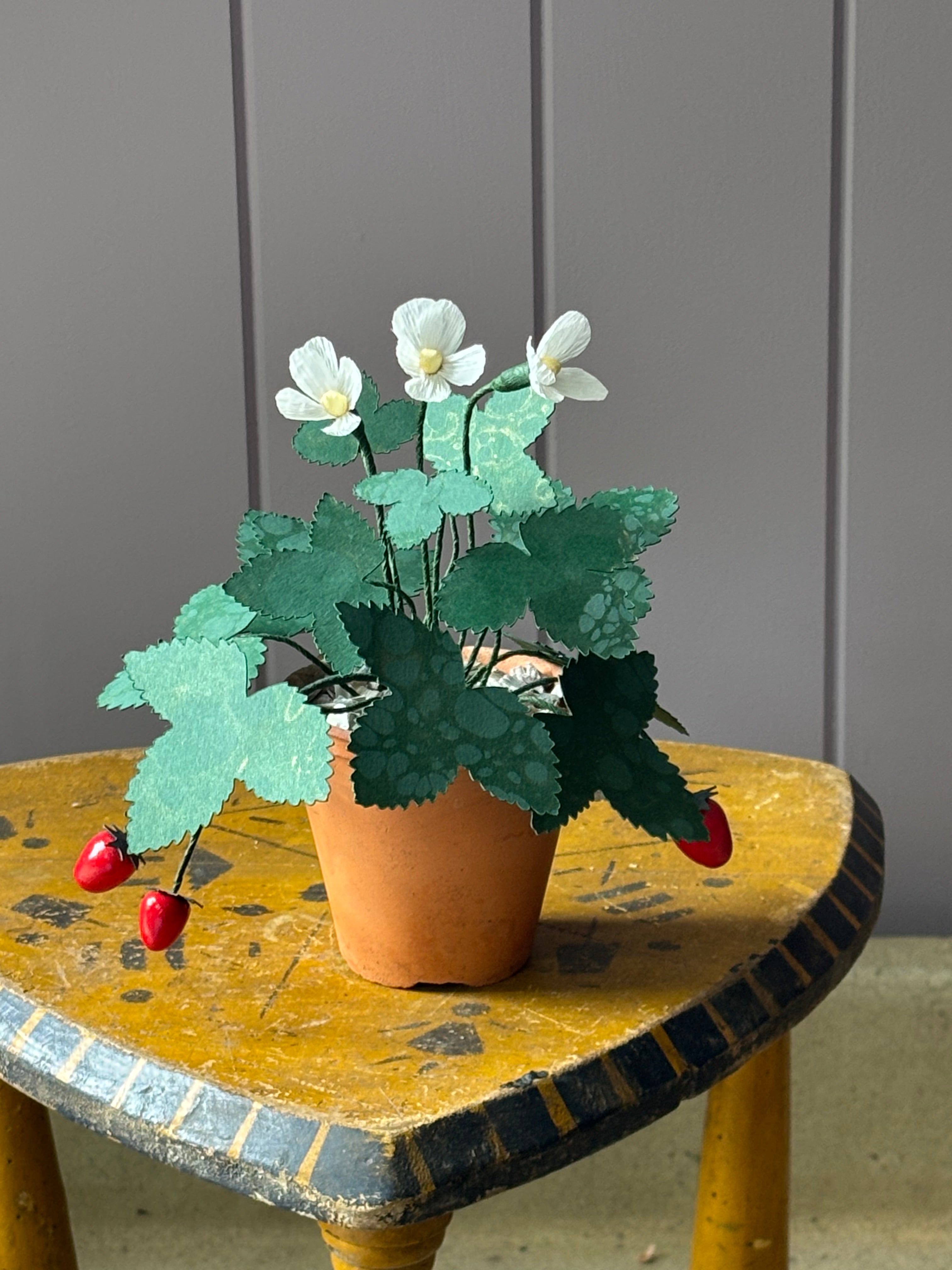 Paper wild strawberry