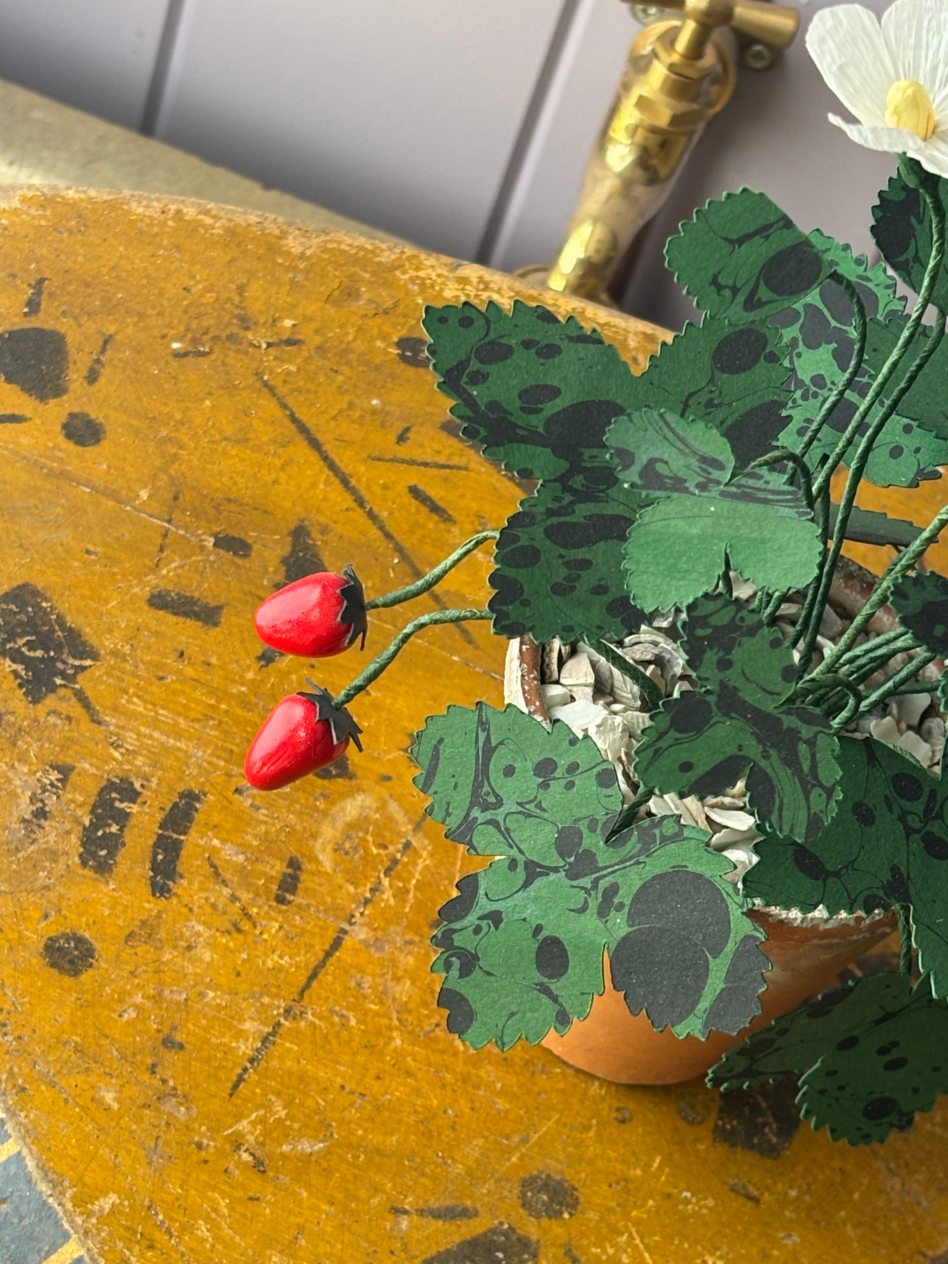 Paper wild strawberry