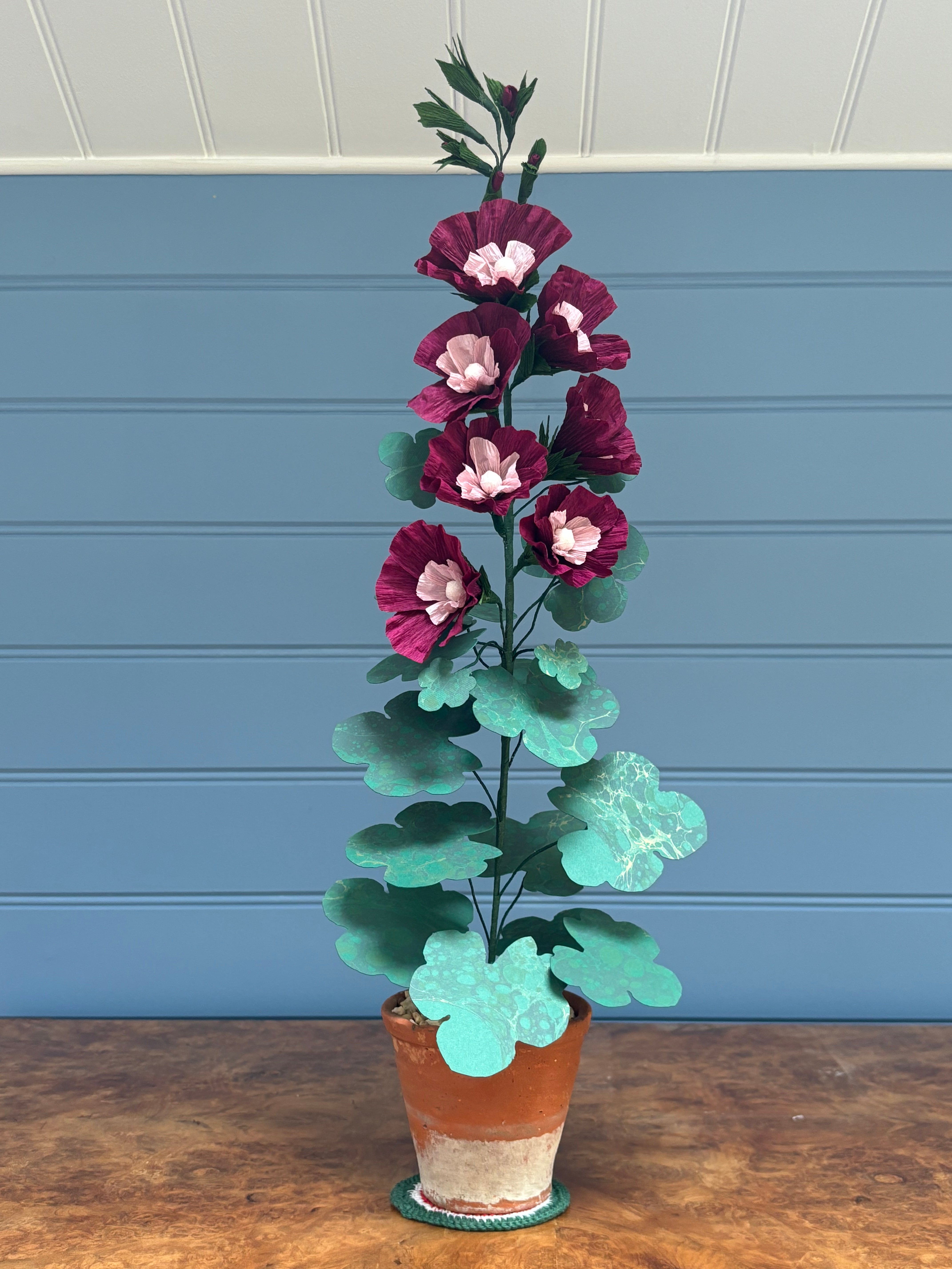 Paper Hollyhock