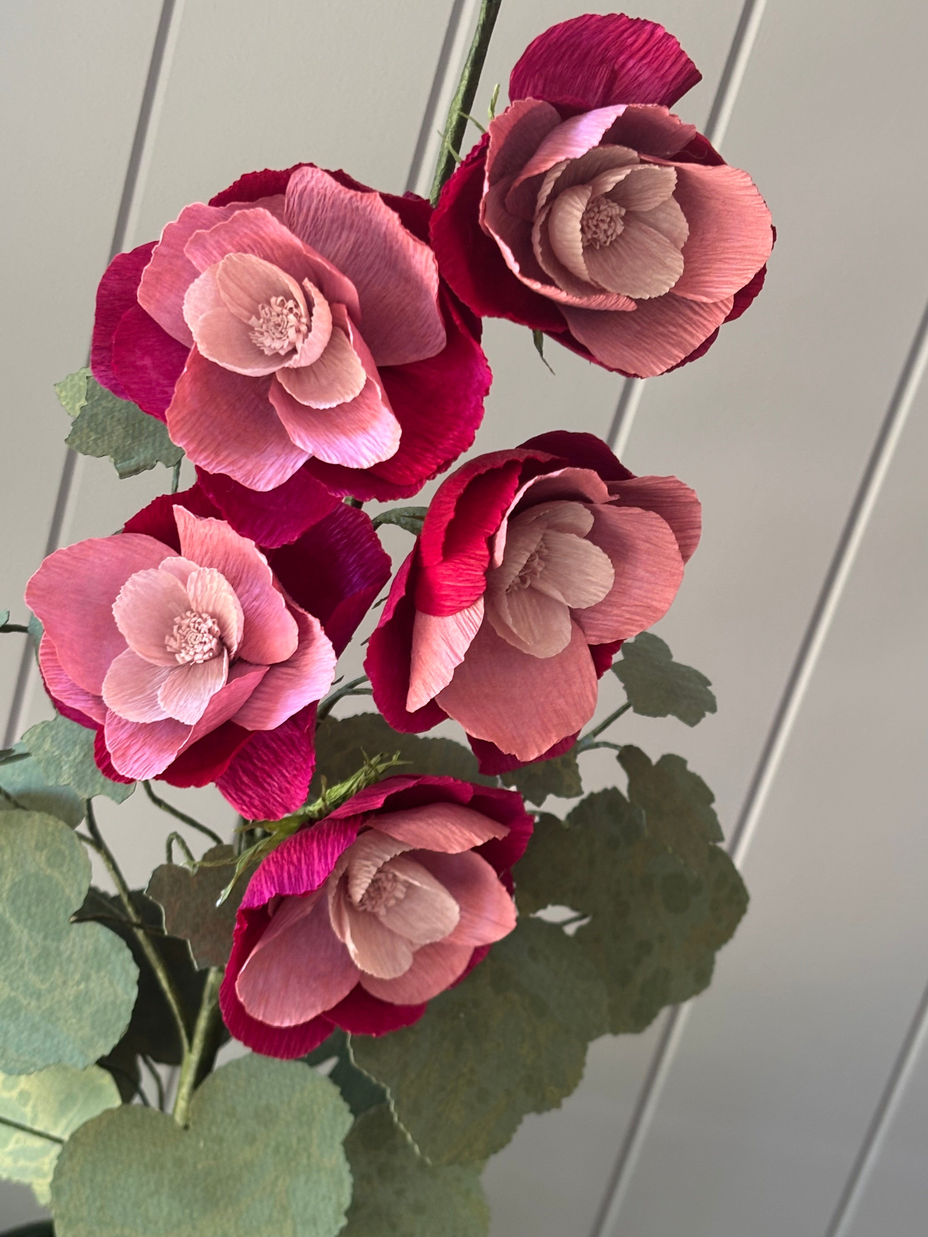 Paper Hollyhock