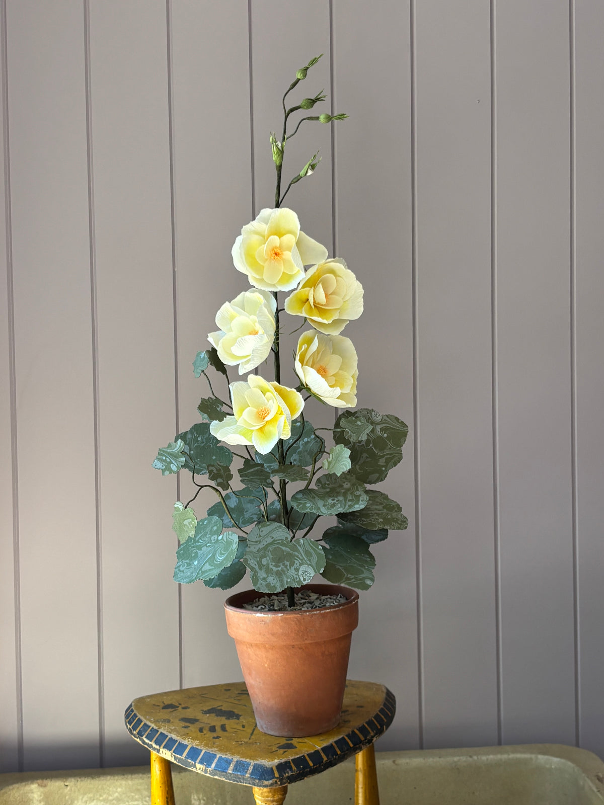Paper Hollyhock