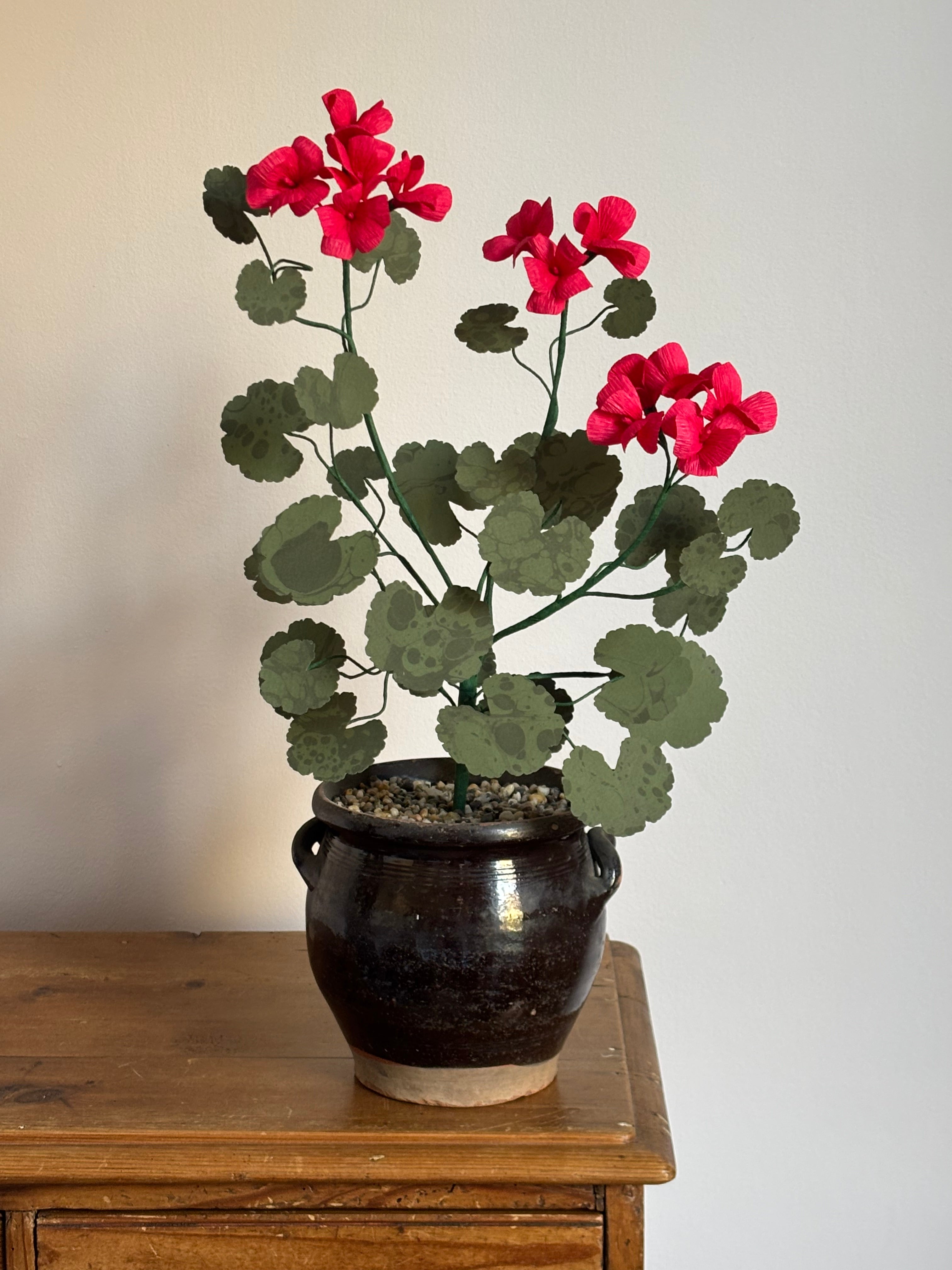 Paper Geranium * no international shipping*