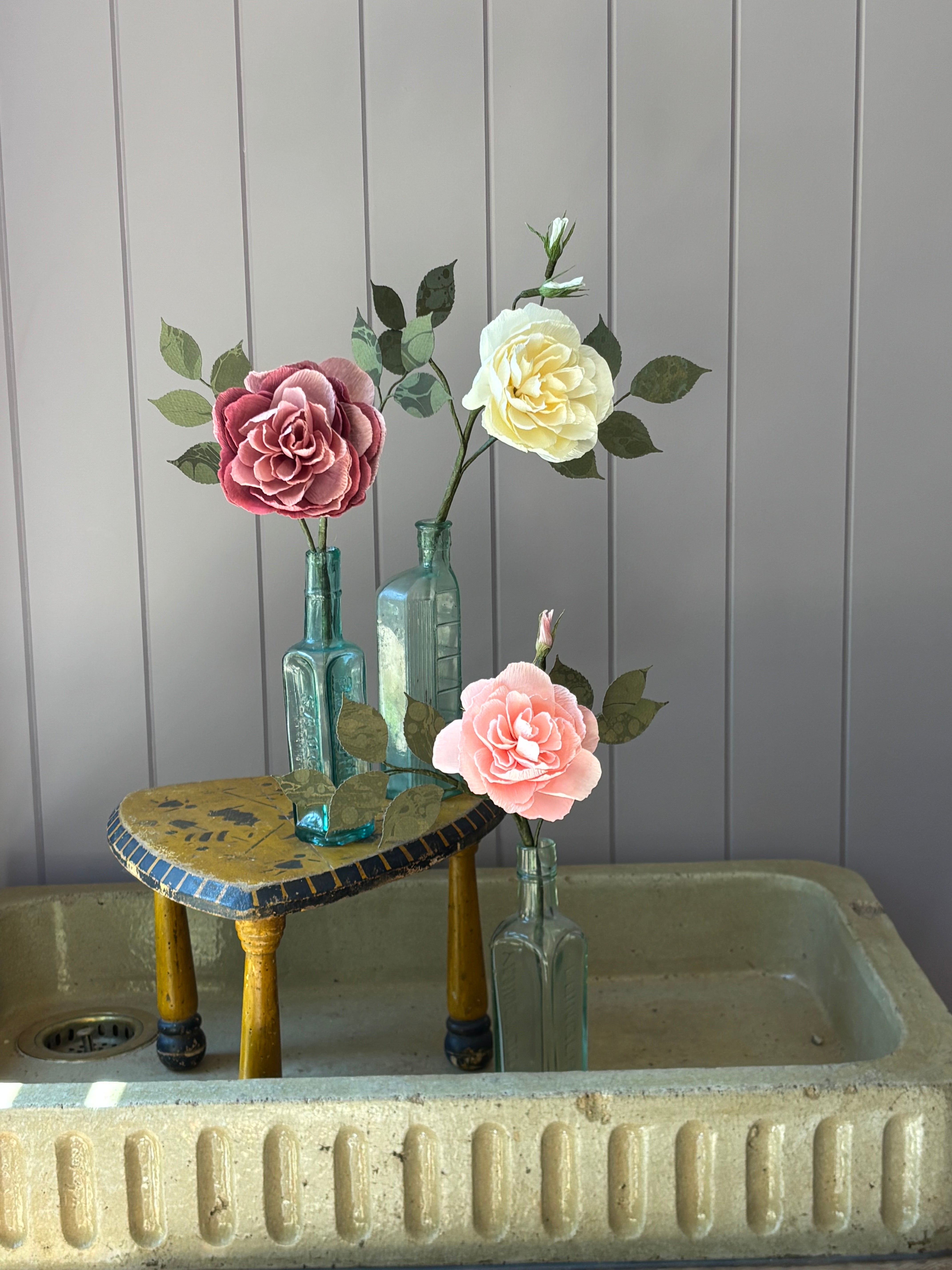 Paper Rose stem