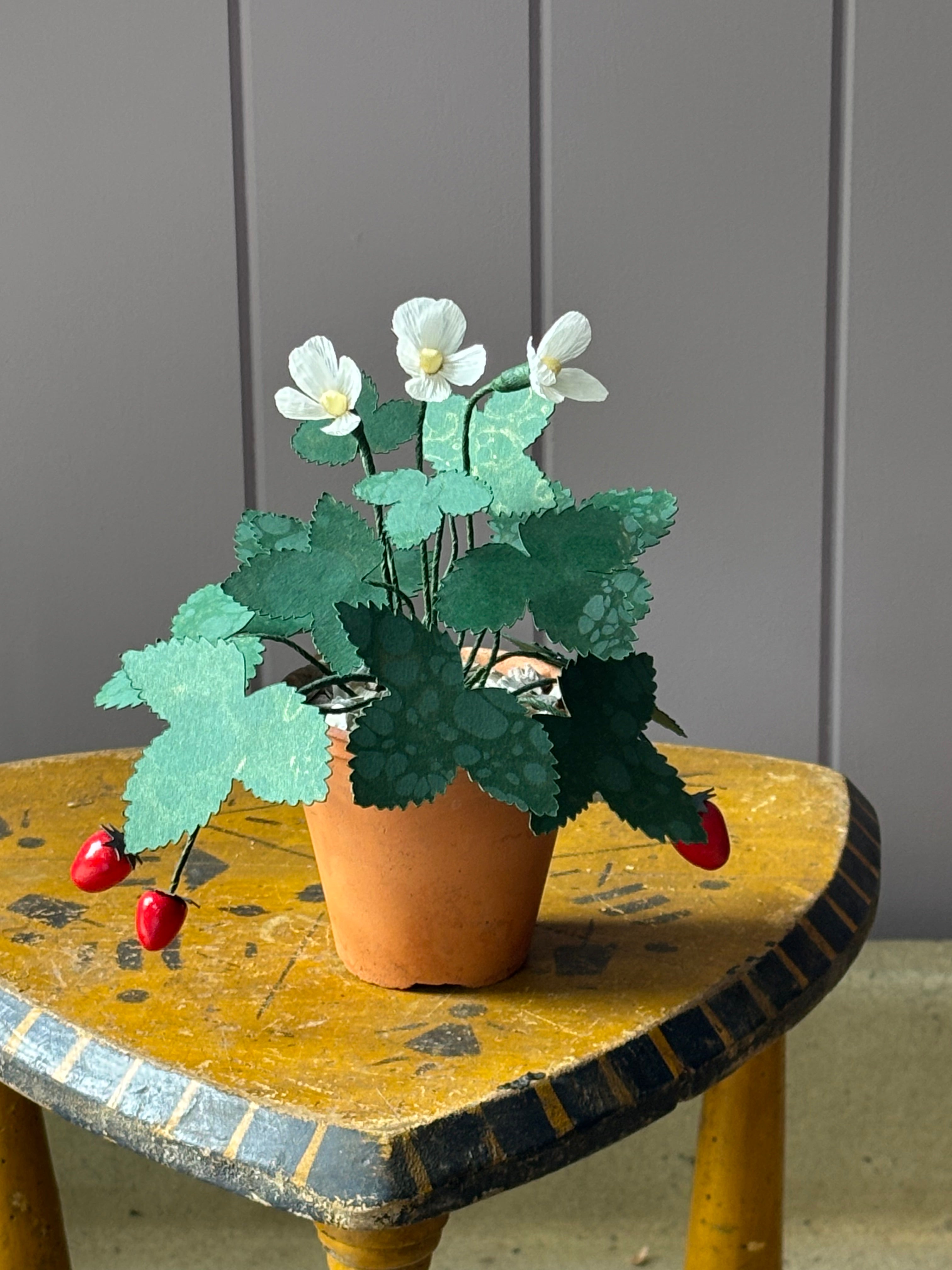 Paper wild strawberry