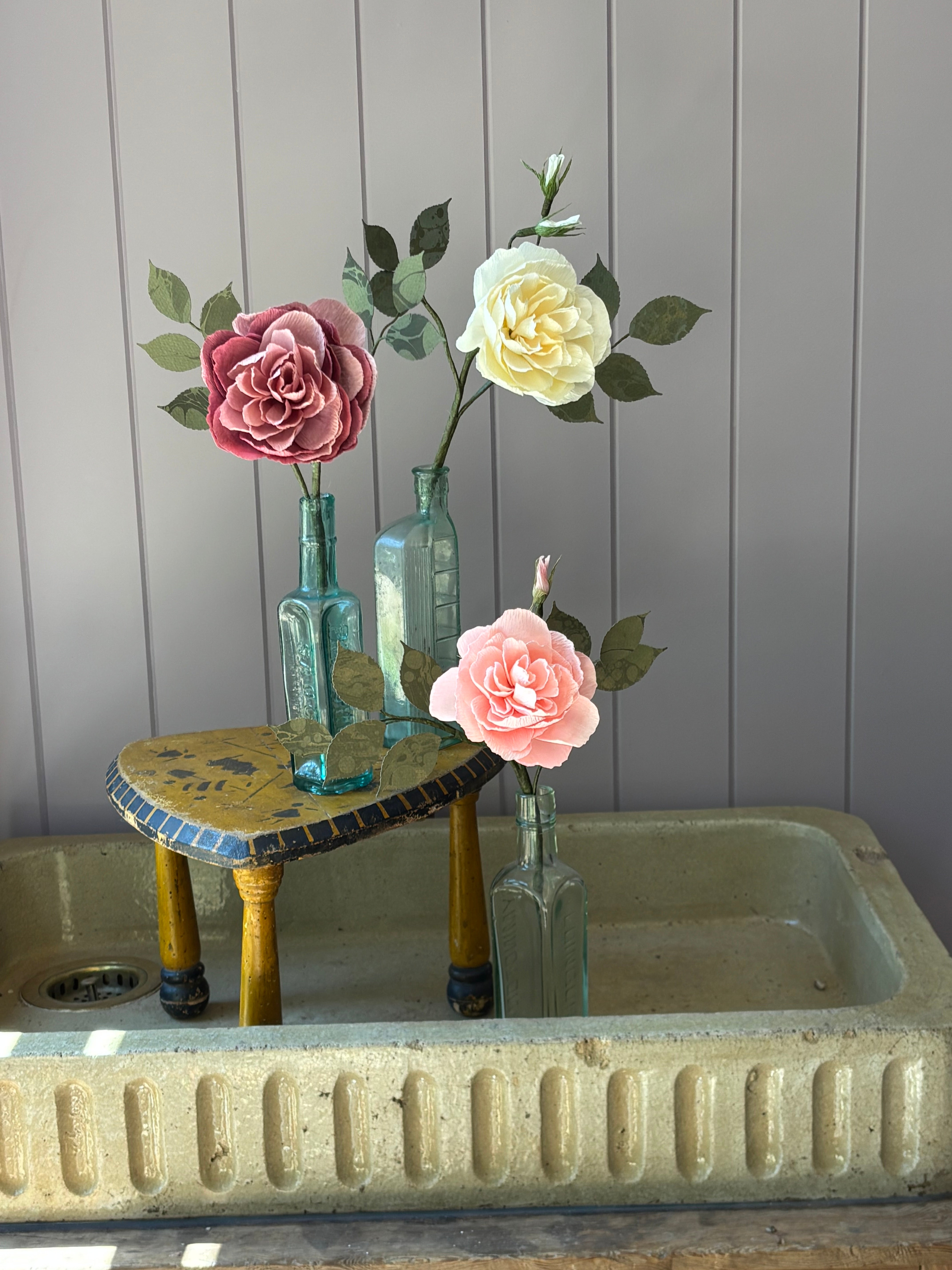 Paper Rose stem