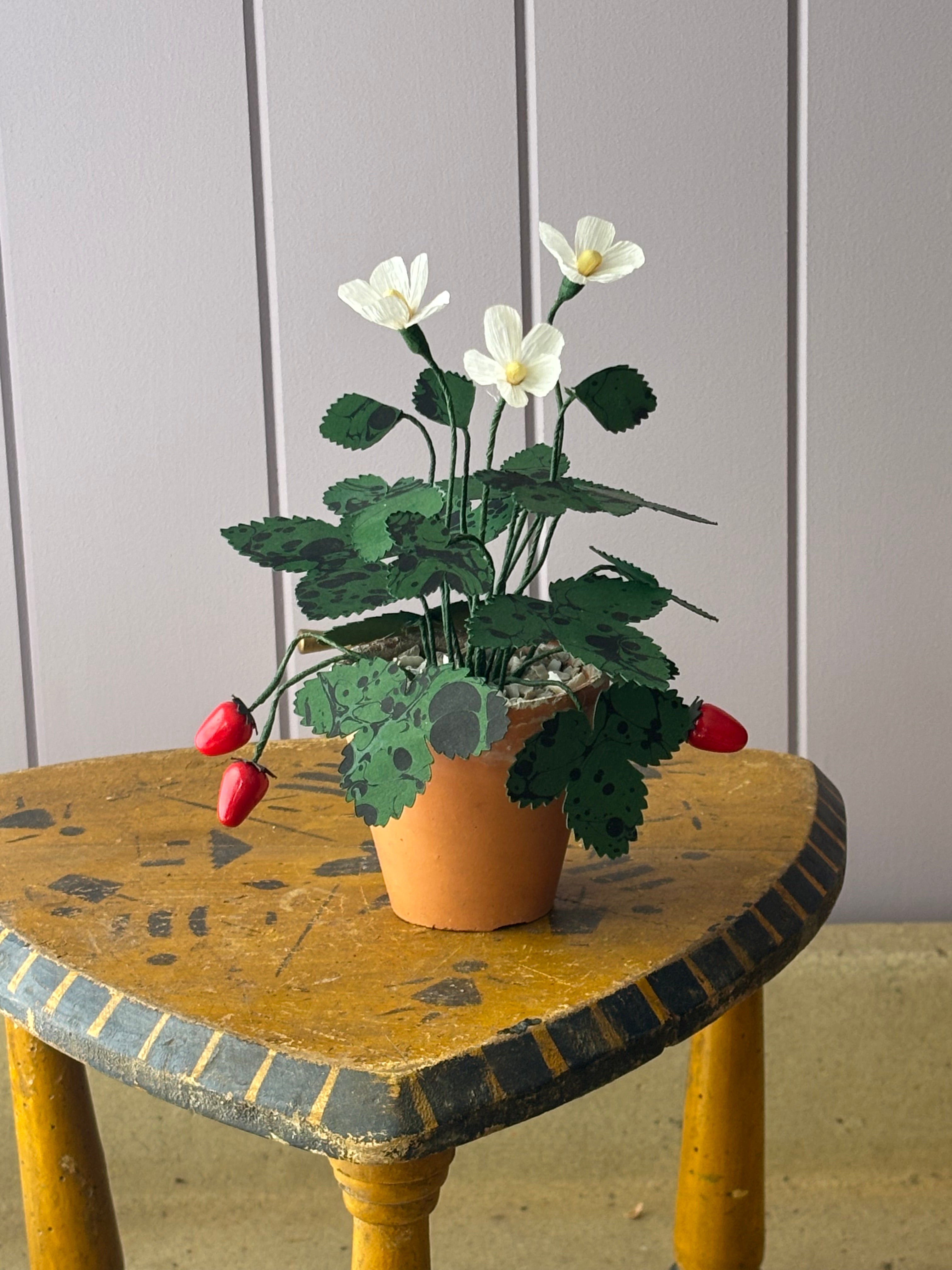 Paper wild strawberry