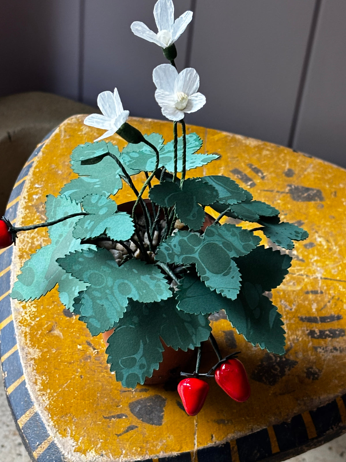 Paper wild strawberry