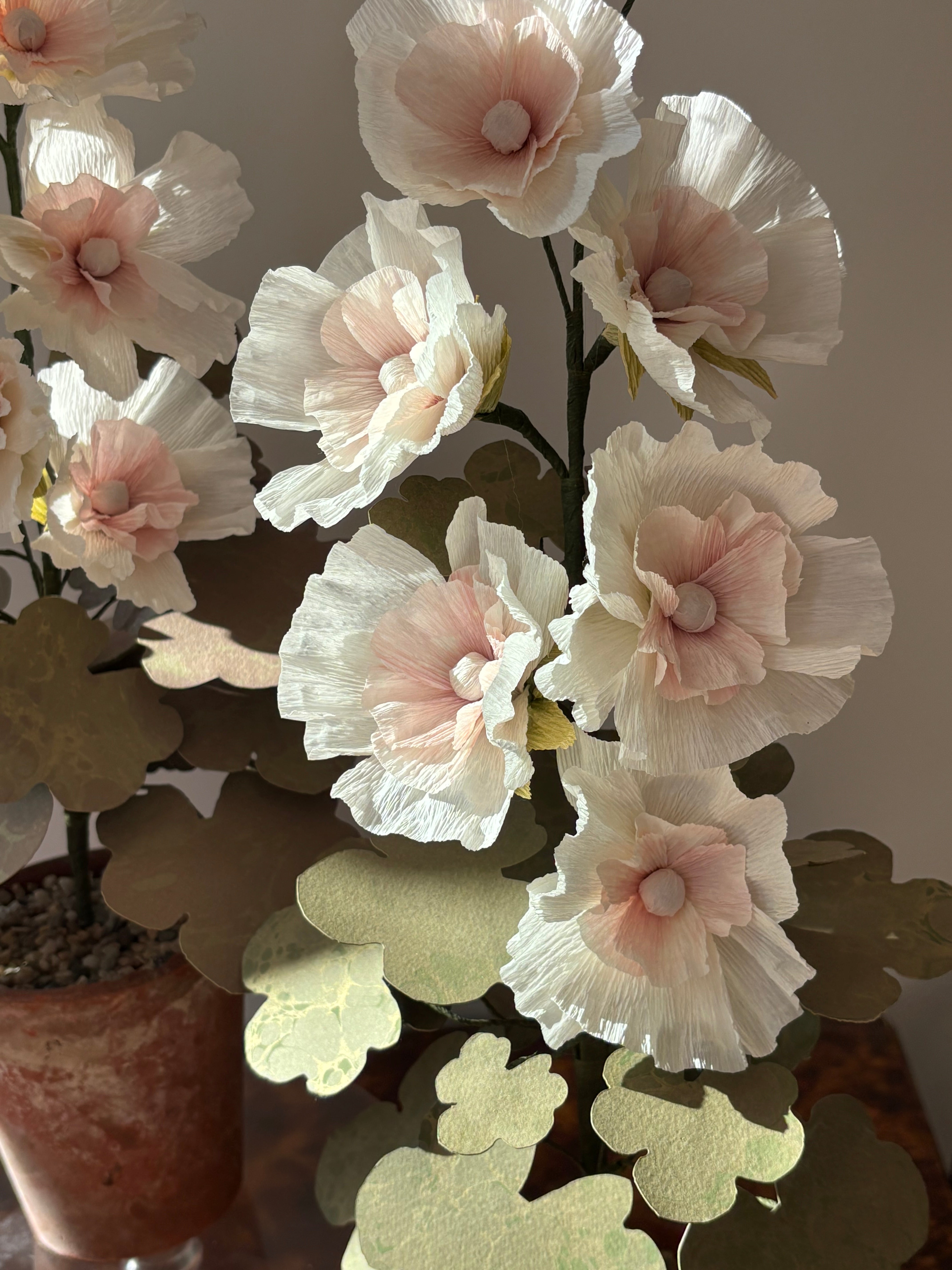 Paper Hollyhock Left - SECOND
